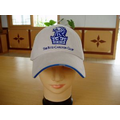 Medium brushed cotton Twill 6 Panel Cap W/3D Embroidery Logo Sandwich Visor